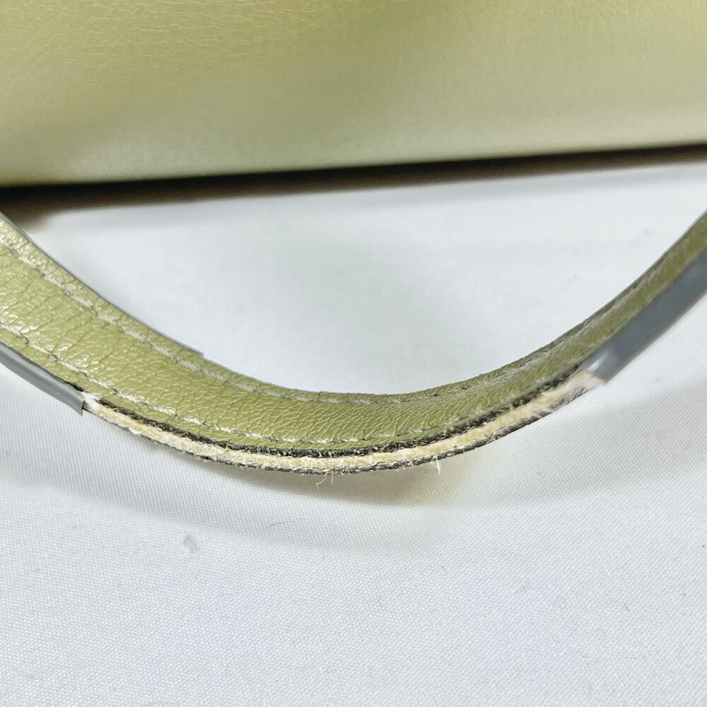 Marc Jacobs Leather Commuter Tote Bag Olive Green Shoulder Bag - Picture 10 of 16